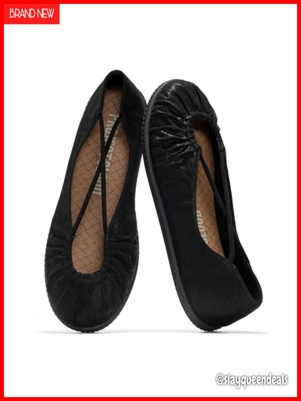 Lightweight Ballet Flats Slip-On Memory Foam Comfort Casual Shoes